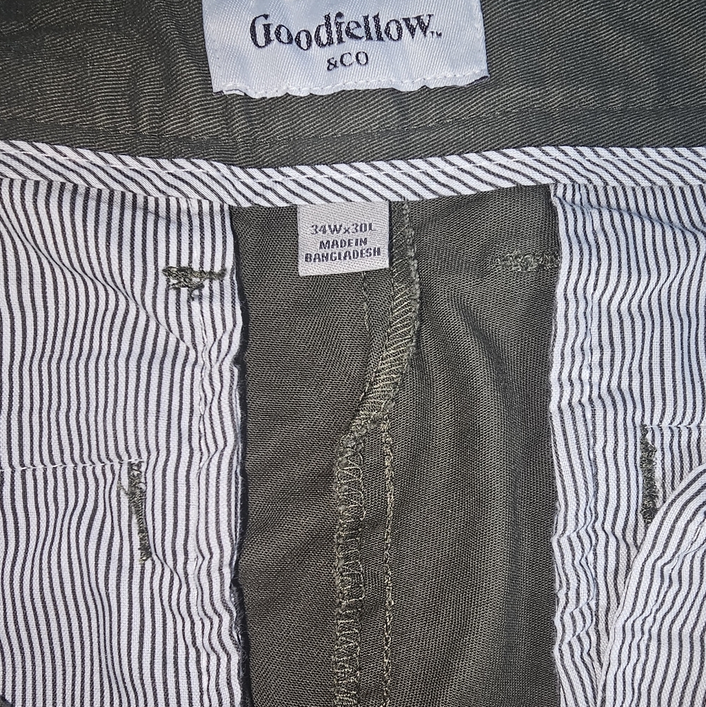 Goodfellow & Co Men's Khaki Chinos in Olive - Picture 7 of 11